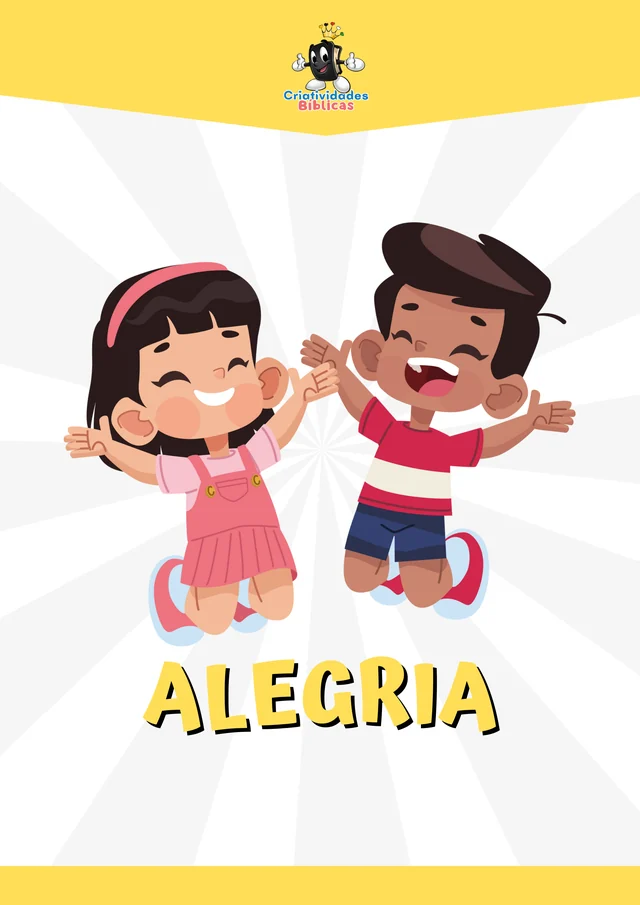 Card da emoção alegria