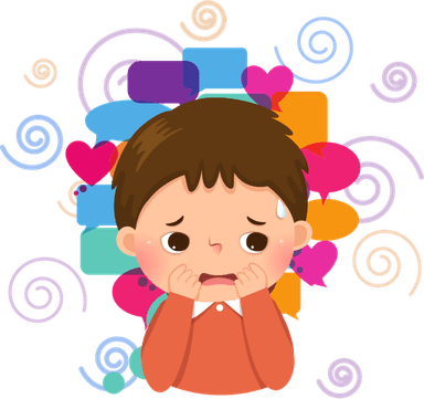 Personagem da emoção Ansiedade